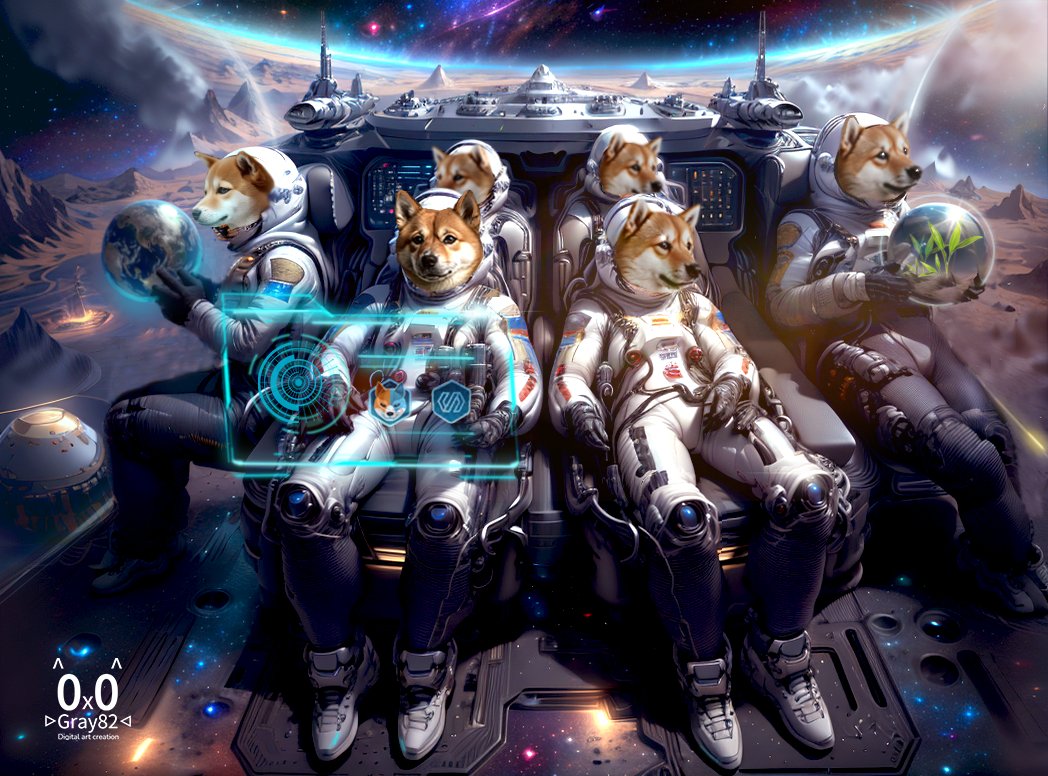 Mini76162516's tweet photo. In a way, a space odyssey represents a yearning for the unknown and exploration, as well as a quest for freedom and independence. However, space roaming is also a very challenging way of life, with many difficulties and risks to face.
@ArbDogeAI
#AIDOGE #AICODE #MEME #NFTs https://t.co/Ka8CD9MKVw