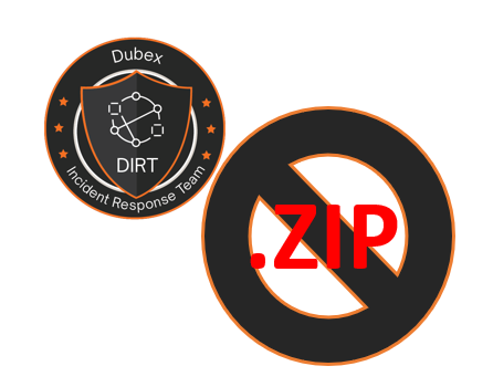 DubexDIRT's tweet photo. Beware of .zip domains! They may look innocent, but they can trick you into accessing fraudulent websites and compromise your security. 

Stay vigilant and protect your sensitive information!

#security #cybercrime #zipdomains https://t.co/YXoV45Z4A8