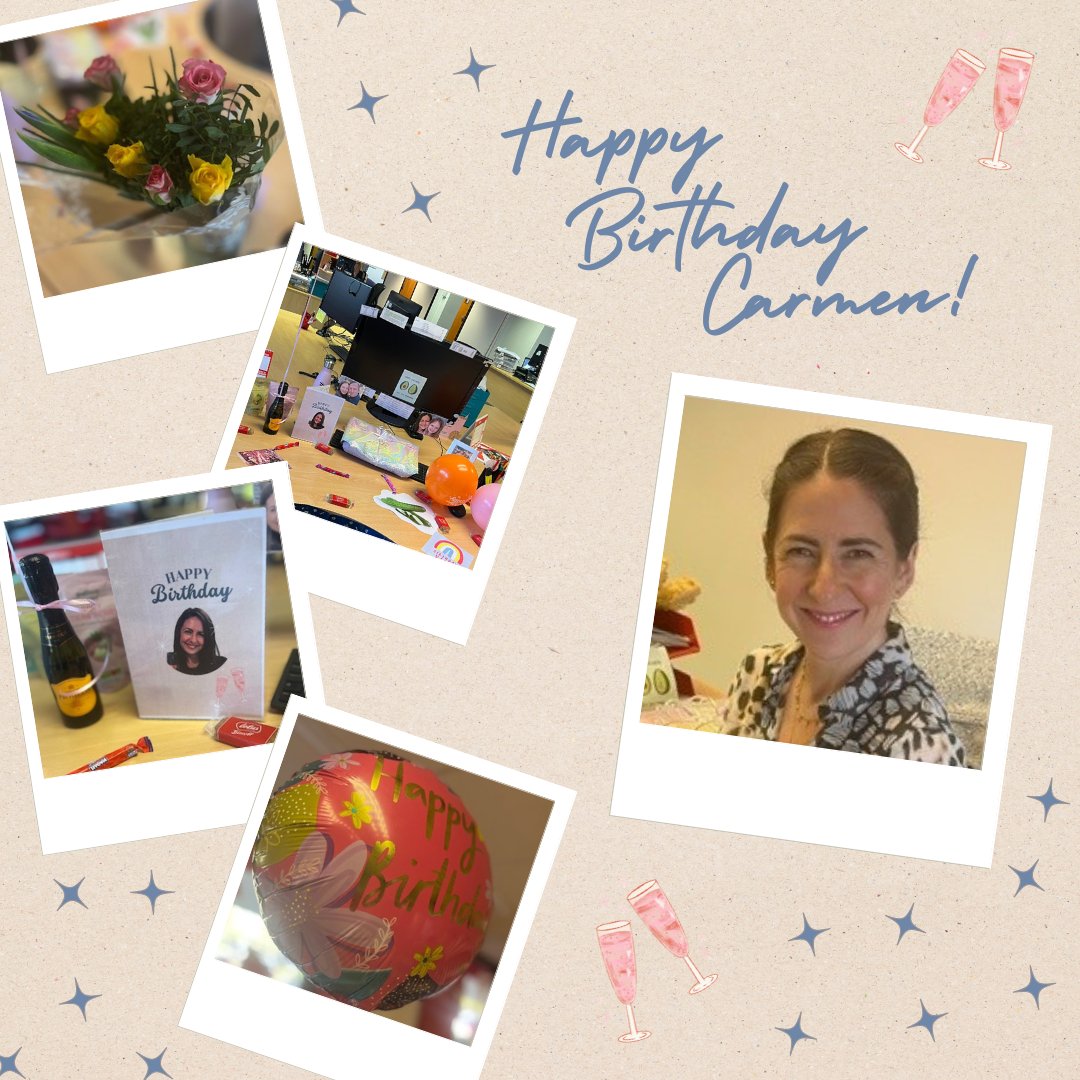 1stChoiceRec's tweet photo. 💐 Happy Birthday to our Senior Consultant Carmen Wicks!

Carmen always brings a positive attitude to every situation and her hard work and dedication to her job is incredible 🌟

We hope you have a fantastic day Carmen 🎉

#birthday #happybirthday #letscelebrate https://t.co/KdANLPWJAX