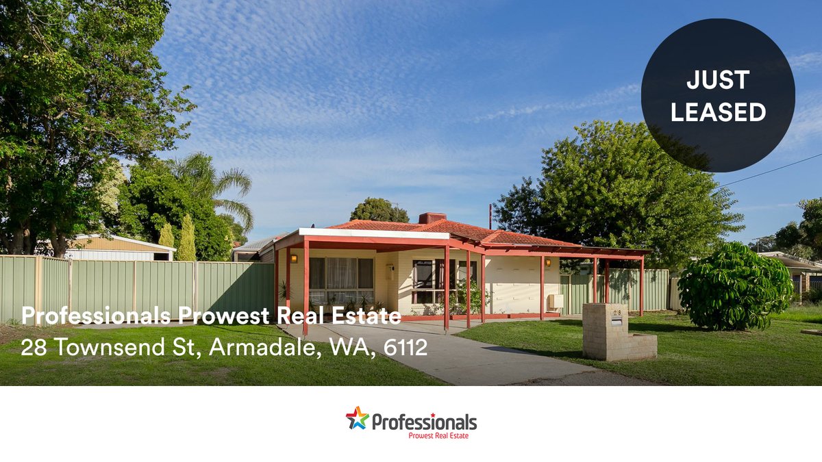 Prowest_RE's tweet image. 🛌 4 🛀 1 🚘 4
📍 28 Townsend St, Armadale, WA, 6112

Our latest leased rental on RateMyAgent

rma.reviews/iUWBqWSIlWfa

...
#ratemyagent #realestate #Professionals_Prowest_Real_Estate