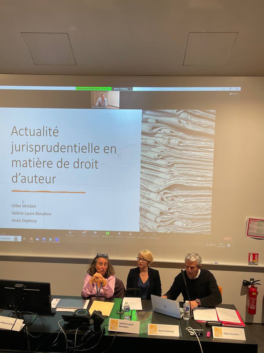 AMCEIPI's tweet photo. 📢 JOURNÉE D’ACTUALITÉS 2023

La Journée d'actualités s'est déroulée avec succès au CEIPI et nous avons le plaisir de vous en partager quelques clichés. 
Consacrée à la jurisprudence européenne, elle a permis de rassembler près de 300 participants, en présentiel et en ligne. https://t.co/B60kwIBllH