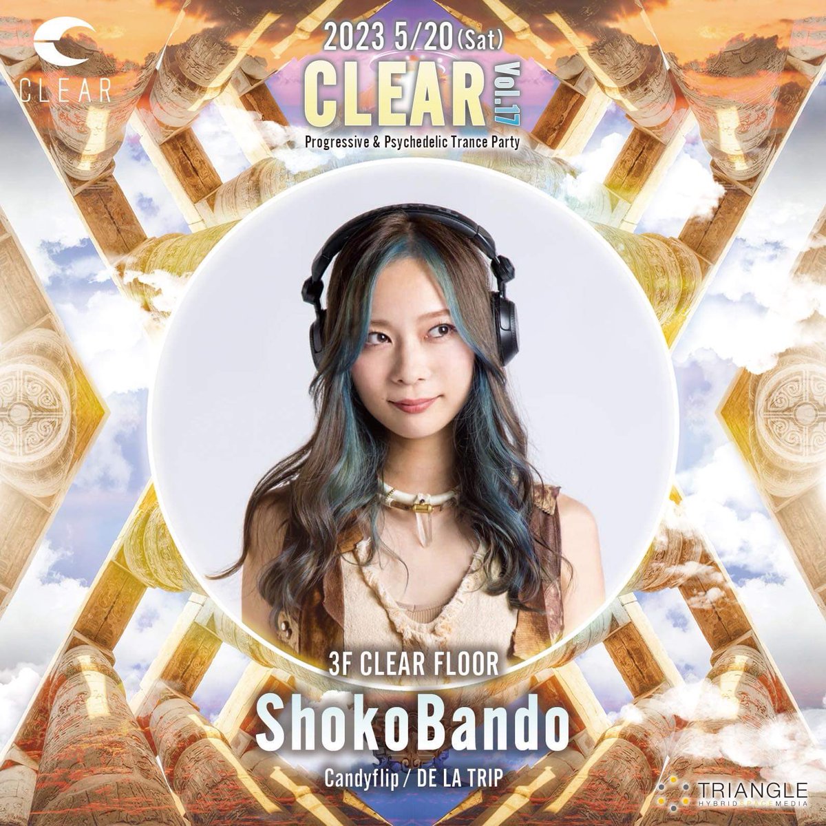 DJ_KUROBEE's tweet photo. いよいよ今週末！
5/20(Sat) CLEAR🌙 @triangleosaka 
3F CLEAR Floor Guest DJs!!!🎧
https://t.co/jK9gC8pYw1 https://t.co/Vff8SPyuyD
