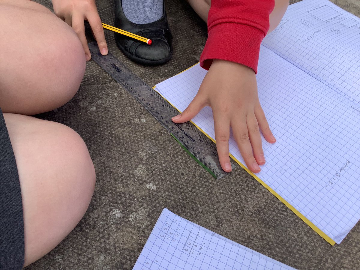 Barfordstpeters's tweet photo. More photos of Year 5’s perimeter work for STEM week #bspMaths https://t.co/O7gOKjnBbp