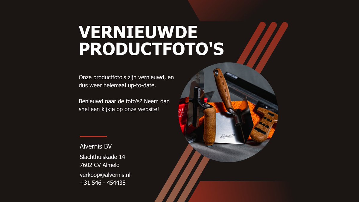 Onze productfoto's zijn vernieuwd, en dus weer helemaal up-to-date.

Benieuwd naar de foto's? Neem dan snel een kijkje op onze website!
