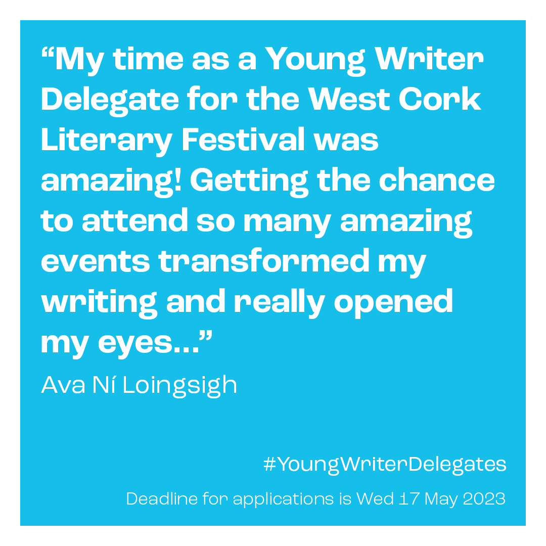 IrishWritersCtr's tweet photo. See below testimonies from past @wcorklitfest
#YoungWriterDelegates 💫
"Getting the chance to be an integral part of a major literary festival was a once-in-a-lifetime opportunity that I will never forget."
Apply here ➡️https://t.co/QORbq9Uf3r https://t.co/yhyNmHAOQT