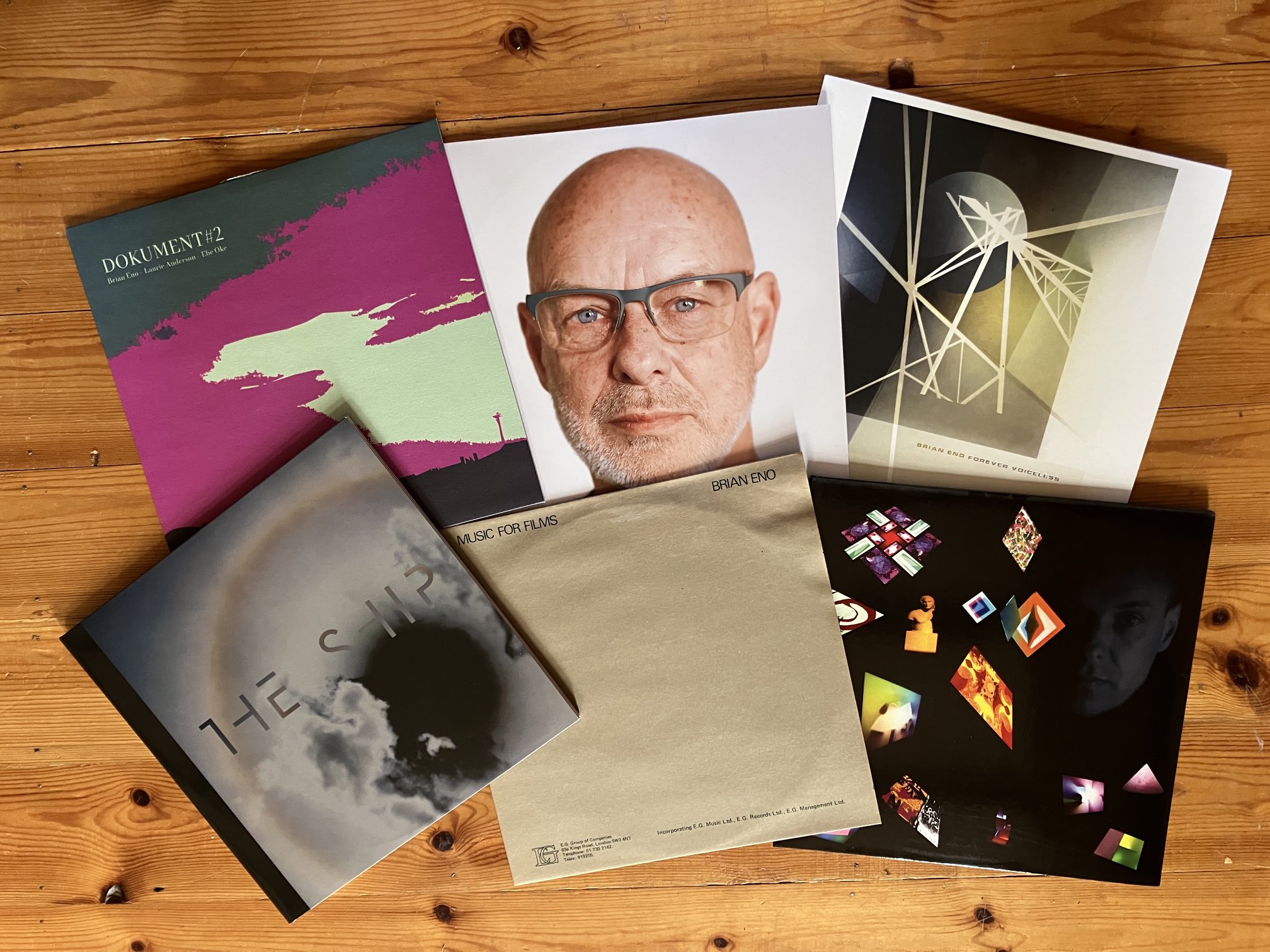 Happy 75th Birthday Brian Eno - been playing and enjoying his output since the mid 70s 
