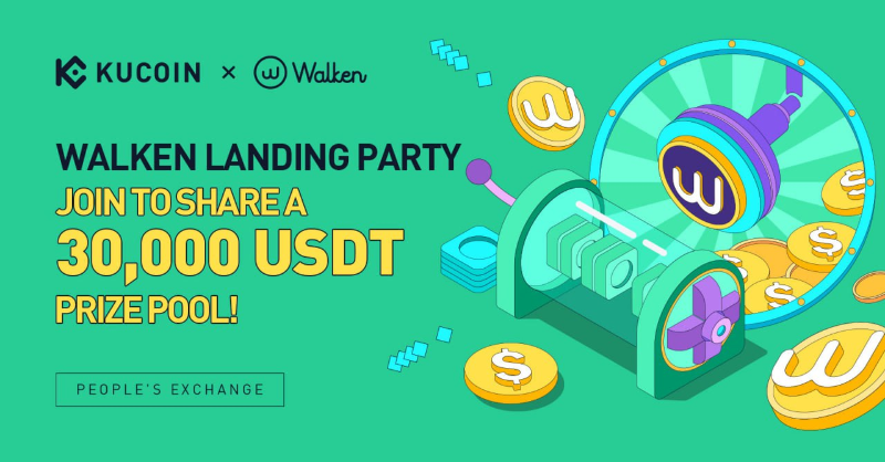 kucoincom's tweet photo. 🎉 Get ready to party with @walken_io! 

🚀 Celebrate the listing of Walken (WLKN) on #KuCoin &amp; seize your chance to win a share of the $30,000 $WLKN prize pool! 

⏰10:00:00 on May 15, 2023 - 10:00:00 on May 22, 2023 (UTC)

Join the campaign now and show off your trading skills!