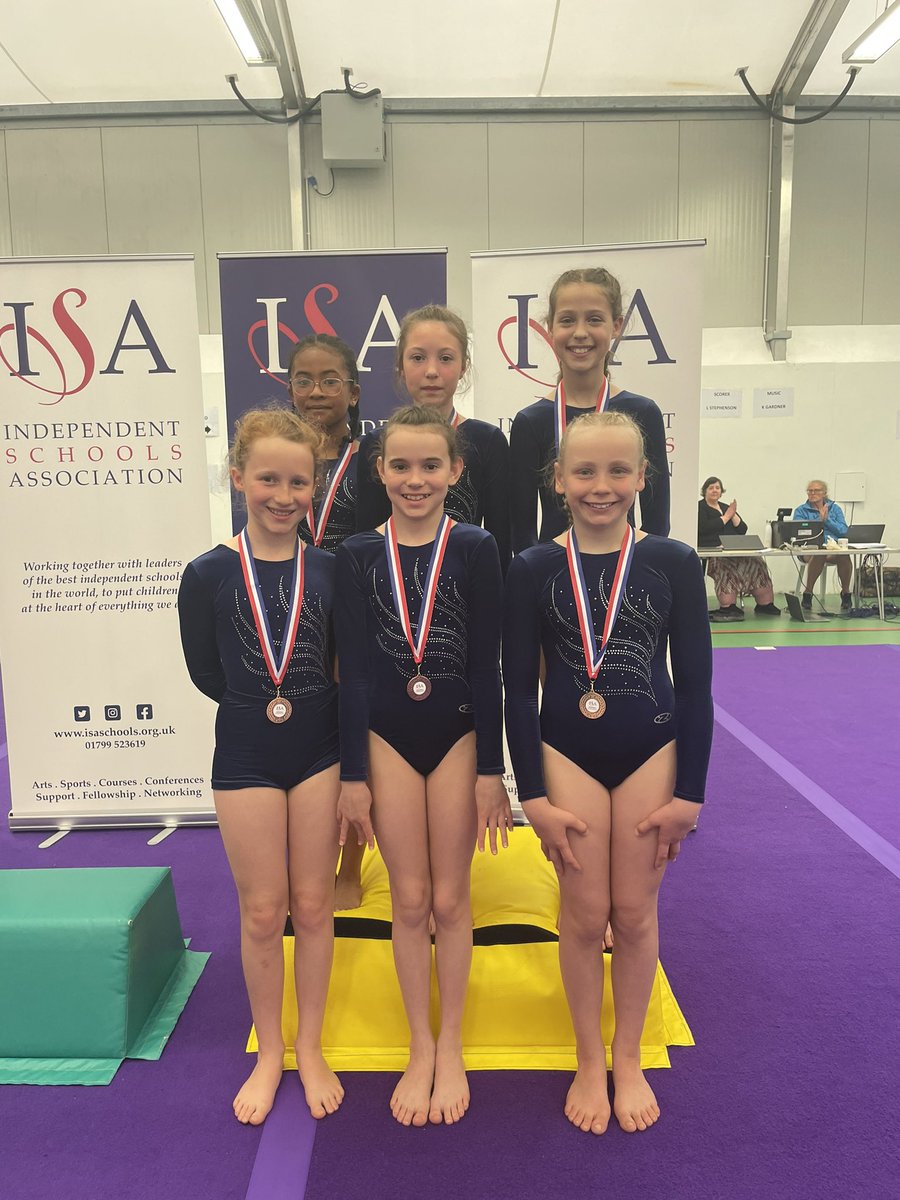 Congratulations to our Gymnasts who competed at the ISA National Gymnastics Championships yesterday. CC came 4th in the U9 &amp; U11 team event and 3rd in the U11 group. 
A special mention must go to Louisa who scored highly in individual rounds, coming 7th overall. Well done girls!