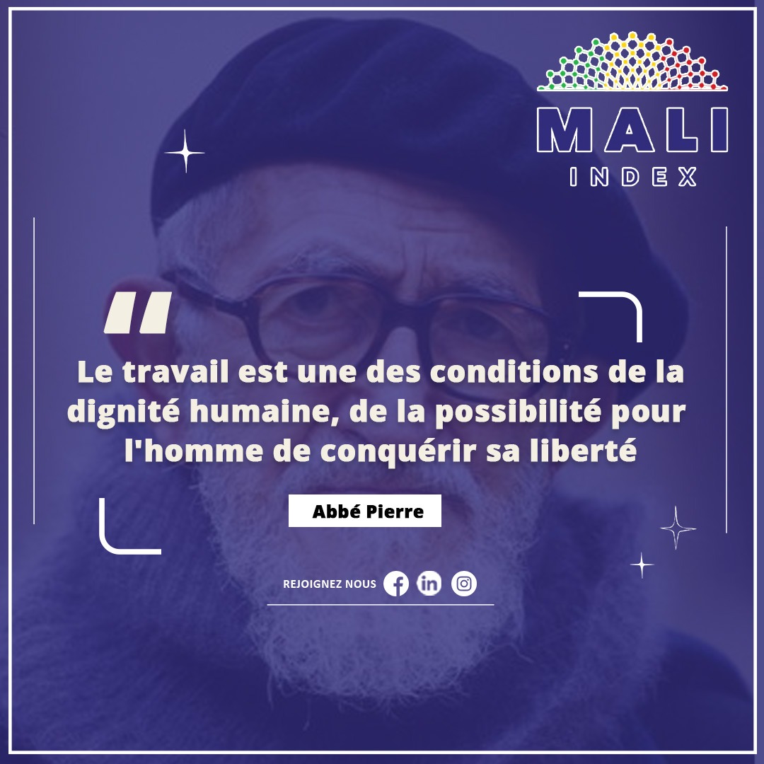 Le travail rien que le travail et nous réussirons !
Excellente journée de lundi et merveilleuse semaine à tous 🙏

#Mali_Index 😎
#UneEntreprise_UnePrésenceEnLigne✍