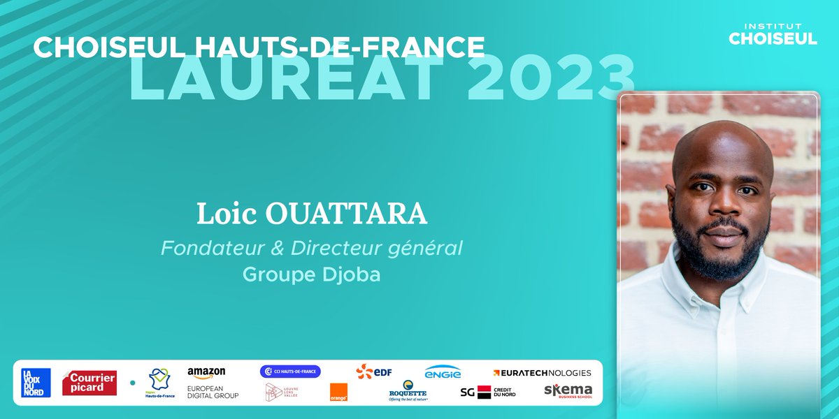 #BACKTOBACK
Très fier d’être sélectionné dans le classement #ChoiseulHautsDeFrance  2023 parmi les 100 leaders de 40 ans et moins qui font bouger les lignes de l’économie de la région pour la seconde fois.
<a href="/instchoiseul/">Institut Choiseul</a> <a href="/diversidays/">Diversidays</a> <a href="/euratechnologie/">EuraTechnologies</a> <a href="/hautsdefrance/">Région Hauts-de-France</a> <a href="/lavoixdunord/">La Voix du Nord</a>