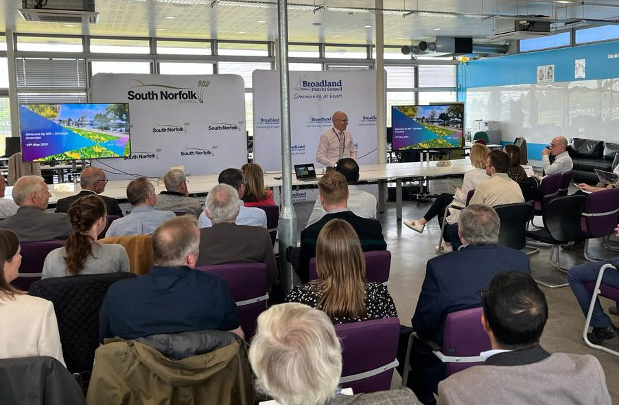 Our member induction session for South Norfolk and Broadland Councils is now underway at the Horizon Building.