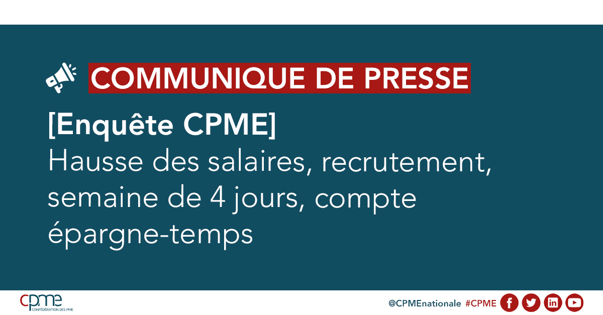 🔴Communiqué #CPME | Hausse des #salaires : l'#enquête révèle que 42% des entrepreneurs prévoient d'utiliser la prime partage de la valeur en 2023. 

Lire le CP ▶️ cpme.fr/espace-presse/…
