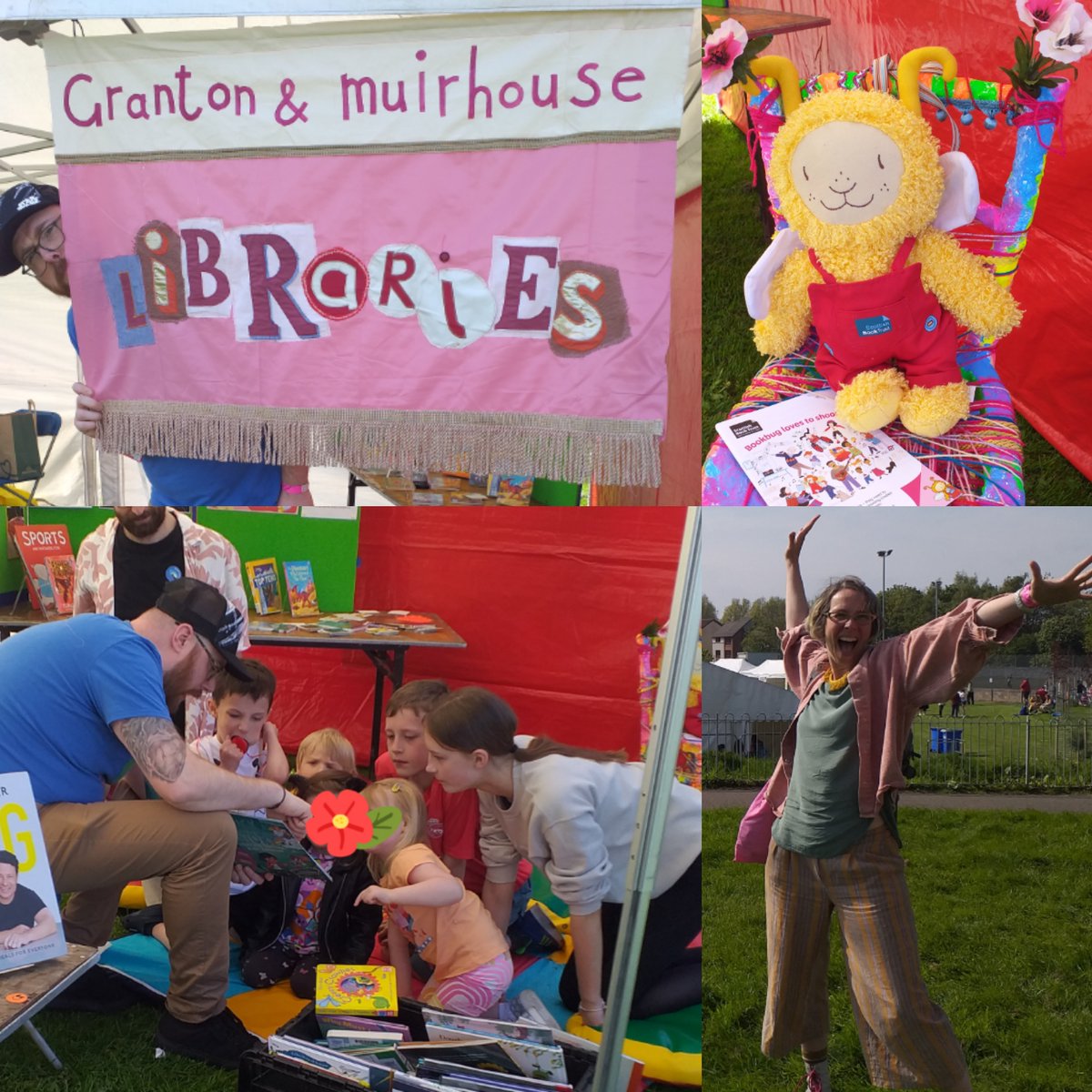 Blown away by the excellent @northedinfest on Sat - we had an amazing time in the library tent, just want to replay it all again so I can come back and look at everything! @TalesOfOneCity @MuirhouseLib @Bookbug_SBT #northedinburgh #community