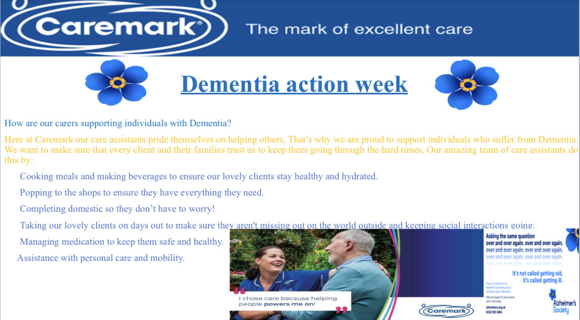 #DementiaActionWeek
#Caremark