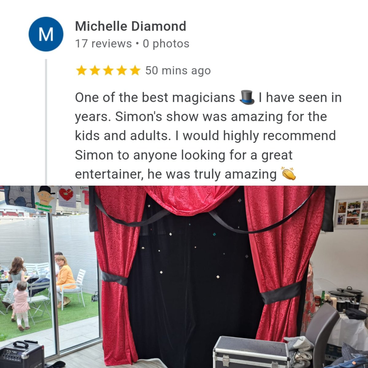 Simonmagic1's tweet image. Abd another cracking 5 star review .. one of 4 received this weekend