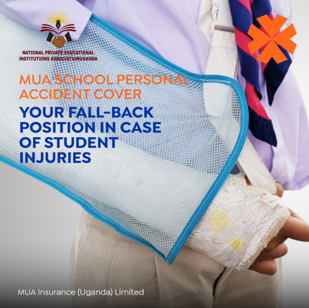 MuaUganda's tweet photo. The new school term begins in a few days. Be mindful of the unexpected expenses that eat into your budget due to the risks faced by students while at school. Talk to us today about #muaschoolpersonalaccidentcover and let's #enableyou #LiveYourBestLife https://t.co/nx9Zu6LzyK