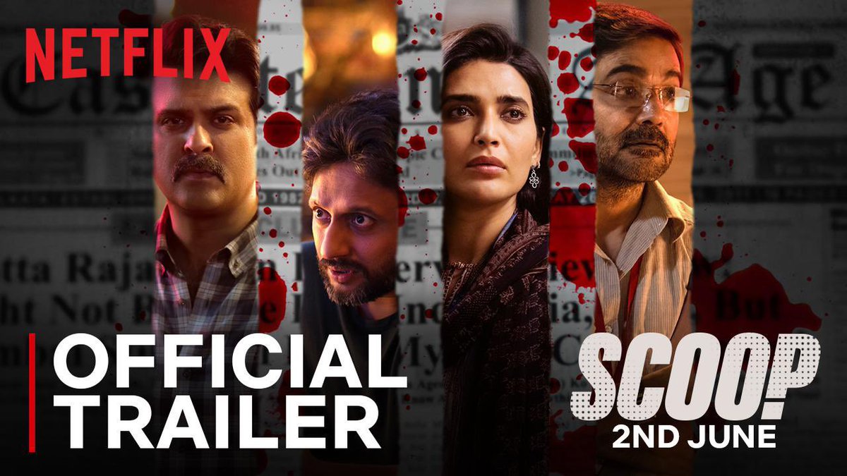 #HansalMehta's #ScoopTrailer out now 

🔗: youtu.be/mmnQzRP-NZ4

#Scoop Series drops on @NetflixIndia on 2 June 2023. 

#ScoopOnNetflix #KarishmaTanna
@mehtahansal @KARISHMAK_TANNA