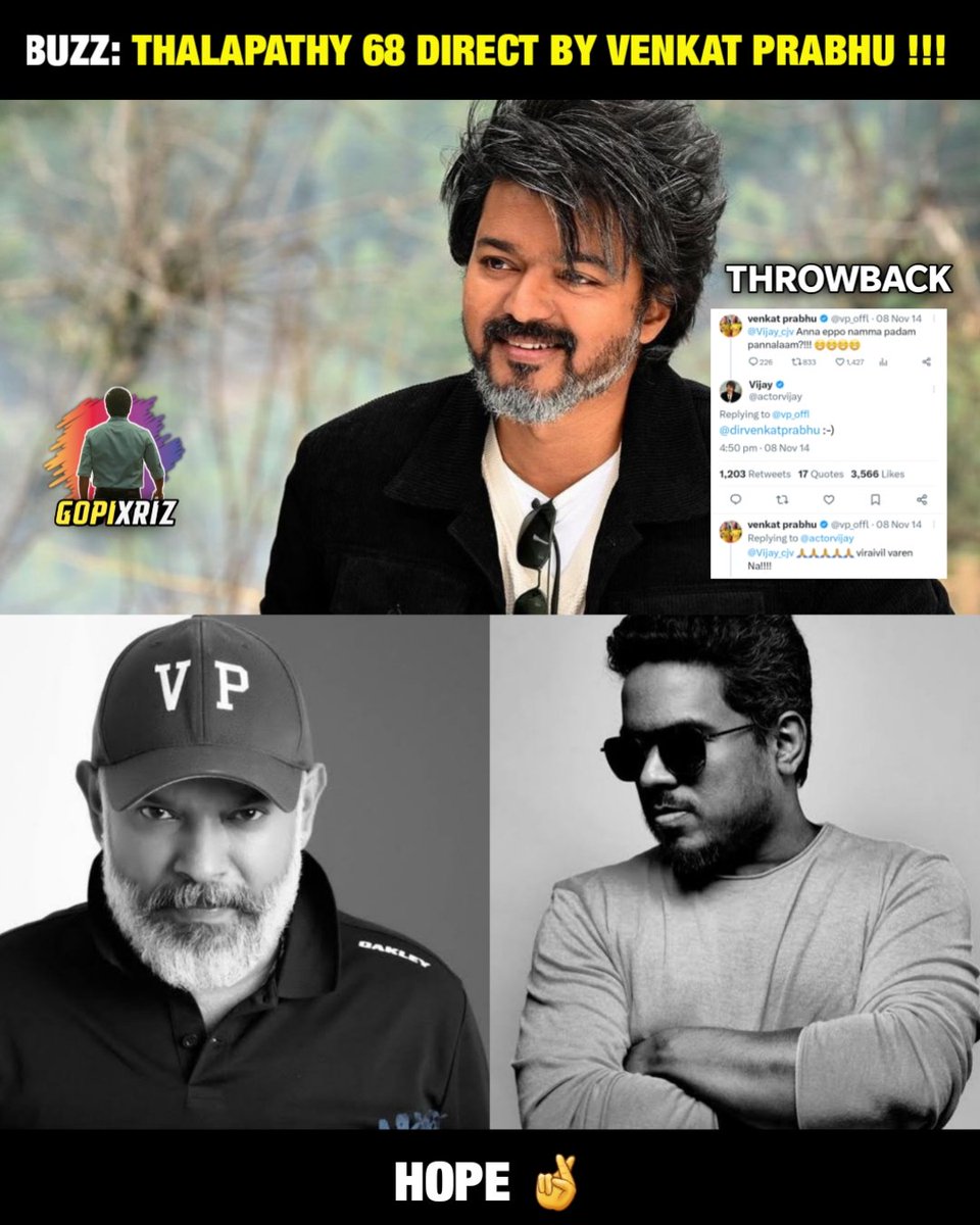 Thalapathy- vp - u1 - supergoodfilms 🥂♥️🔥
#Thalapathy68