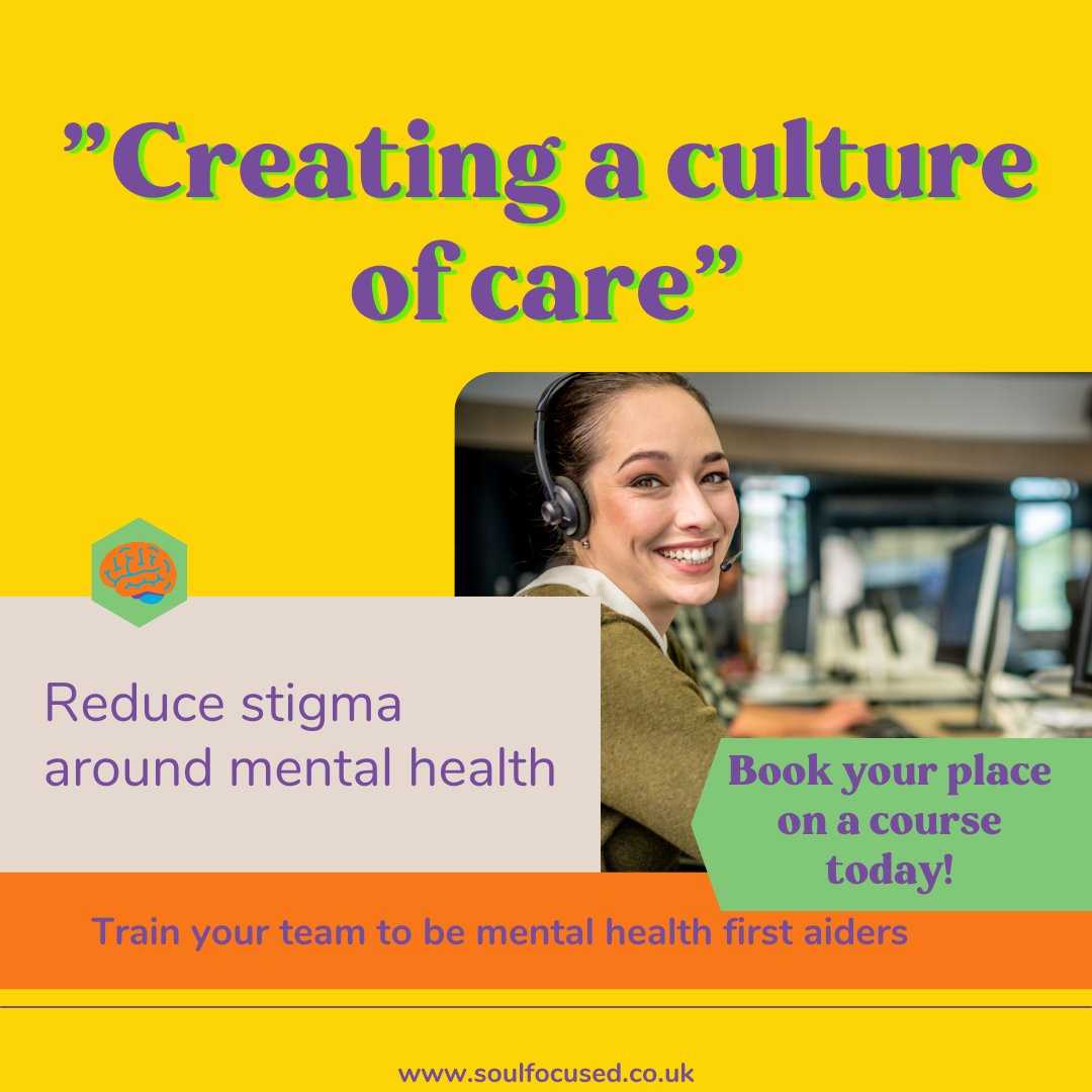 How it feels at work makes a HUGE difference to how people think, feel and behave. 

Designated mental health first aiders help build the culture YOU want to see to keep your business thriving.

#mentalhealthfirstaid #essexmentalhealth #mentalhealthtraining