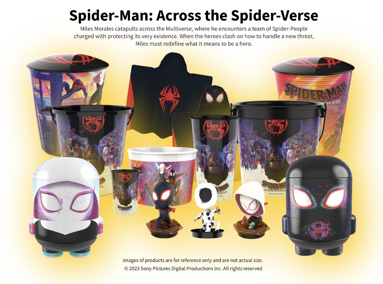 Spider Man Across The Spider Verse Movie Theater Merch Official | www