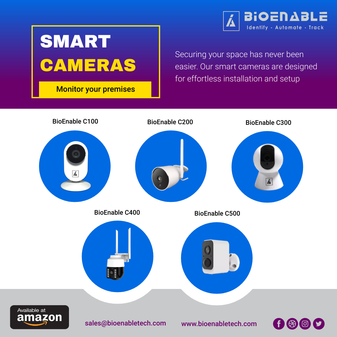 BioenableA's tweet image. Say goodbye to dark and blurry footage! Our #smartcameras boast advanced #nightvision technology, detecting unexpected movements and sending real-time alerts to your phone. #CCTVCamera

Buy on amazon : lnkd.in/d4nMz2Nu More details visit website : bioenabletech.page.link/smart-cameras