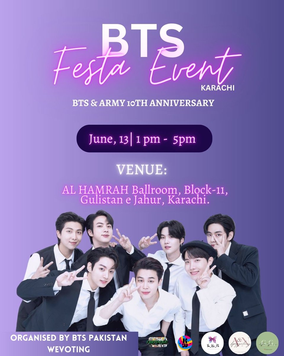 btspkwevoting's tweet photo. 🔥🔥 KNOCK KNOCK!! 🔥🔥
THE WAIT IS OVER! 🎉🎊

Join BTS Pakistan Wevoting for the biggest event of the year! BTS FESTA is here! 💥 Lots of activities await! 💜
Hurry, book tickets now! #BTSFESTA #10YearsWithBTS https://t.co/u1MIWjRCWf