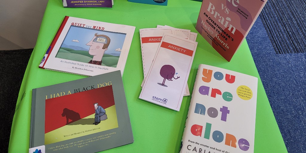 Carmel College (@carmelcollege) on Twitter photo The theme for #MentalHealthAwarenessWeek is Anxiety. In our Library this week, we have a selection of books about mental health & a ‘revision station’ with advice for dealing with stress during your exams. Visit <a href="/mentalhealth/">Mental Health Foundation</a> website for more advice - bit.ly/3M3q0HJ The theme for #MentalHealthAwarenessWeek is Anxiety. In our Library this week, we have a selection of books about mental health & a ‘revision station’ with advice for dealing with stress during your exams. Visit <a href="/mentalhealth/">Mental Health Foundation</a> website for more advice - bit.ly/3M3q0HJ