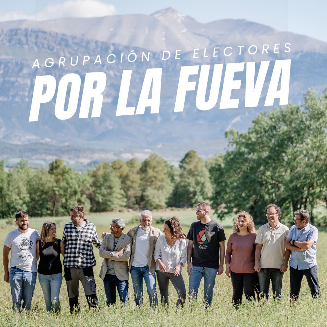 En 2023, diez vecinos de La Fueva dieron un paso al frente para luchar por su municipio. Hoy, han desarrollado juntos un #programaelectoral para conseguir el Valle en el que quieres vivir . Si tu también lo deseas, tal vez deberías apoyarlos... EL EQUIPO POR LA FUEVA