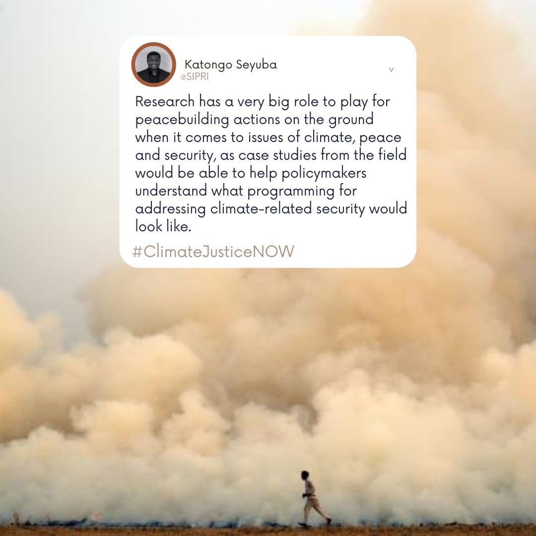 GPPAC's tweet photo. Is #ClimateChange fueling violent conflict worldwide? What are the policy implications?
Tune in to the last episode of the #PeaceCorner Podcast to find out! 🎧https://t.co/elKIhk2kQx
@idps_cspps
@GPPAC
@SIPRIorg
#Youth4Peace #ClimateConflict #PolicyImpact https://t.co/NBQFTQpgwQ