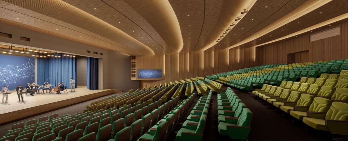 ClocellA's tweet photo. 📷📷📷In May 2023, Clocell was entrusted by the Architectural Design Institute of Shenzhen University to provide comprehensive acoustic professional consulting and design services for the Taohuayuan School (High School) project of Yucai Education Group. https://t.co/H6JeSNHeWo