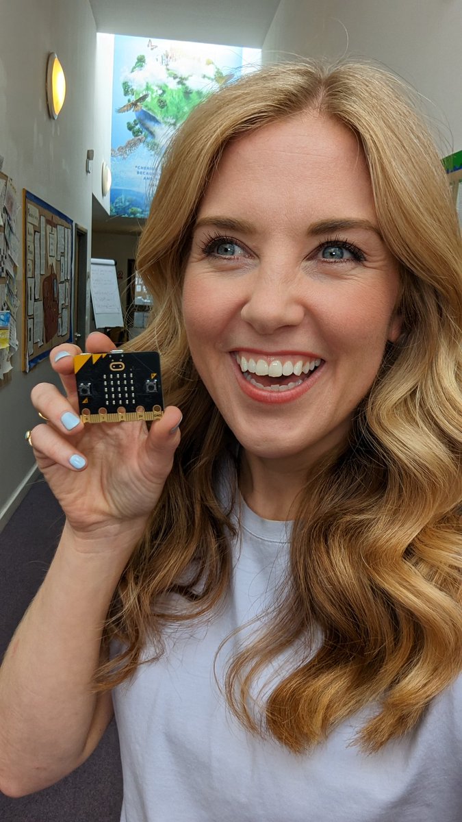 Really happy to be working with @BBC_Teach on their brand-new BBC micro:bit campaign 😄

If you're a primary school teacher in the UK you can register for a free classroom set! bbc.co.uk/teach/microbit

#BBCmicrobit