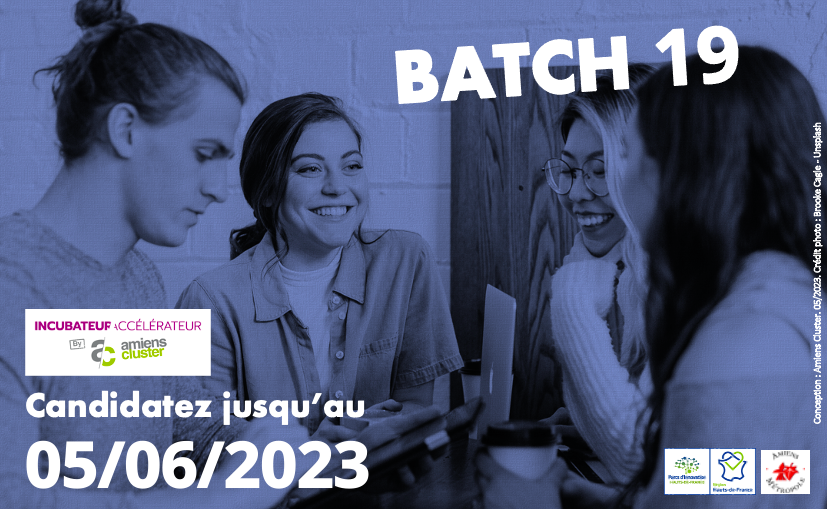 Notre prochain comité de sélection aura lieu fin juin, tentez votre chance ! Candidatez en ligne jusqu'au 5 juin : incubateuramienscluster.com/nous-rejoindre/