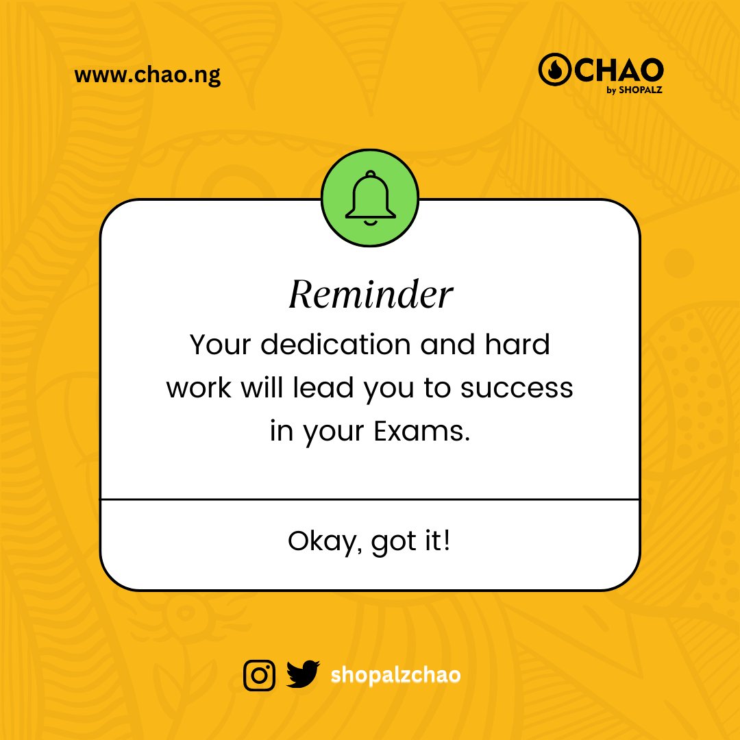usechao's tweet photo. May your minds be sharp, your focus unwavering, and your efforts fruitful as you conquer the challenges of exams. Believe in yourself and let your brilliance shine through! Success awaits, dear students. #ExamSeason #ConquerTheChallenge https://t.co/5mmTbBr6yw