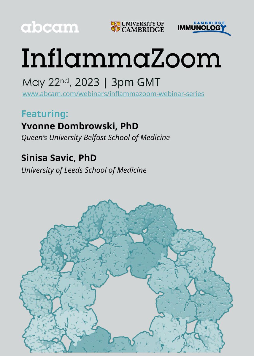 Dr Rebecca Coll (@rebecca_coll) on Twitter photo Please join us next Monday 22nd 3pM GMT for another fantastic <a href="/InflammaZoom/">InflammaZoom</a> seminar. Looking forward to hosting <a href="/DombrowskiQUB/">Yvonne Dombrowski</a> and <a href="/sinisauksav/">Siniša Savić</a> ! #inflammazoom Please join us next Monday 22nd 3pM GMT for another fantastic <a href="/InflammaZoom/">InflammaZoom</a> seminar. Looking forward to hosting <a href="/DombrowskiQUB/">Yvonne Dombrowski</a> and <a href="/sinisauksav/">Siniša Savić</a> ! #inflammazoom