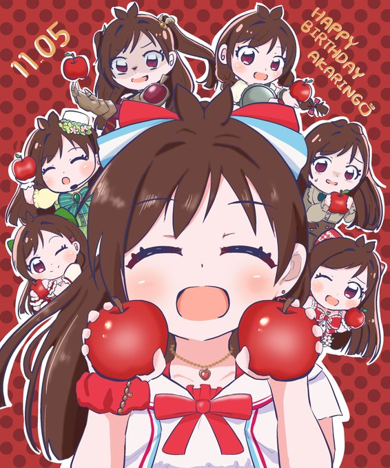 『だけどちょっと夢見てる いつの日か輝く一等賞』(辻野あかりソロ曲、トキメキは赤くて甘い より)  辻野あかりちゃんを一等賞の特選アイドルに…!!よろしくお願いします(イラスト再掲)  #sfc本選 #辻野あかり