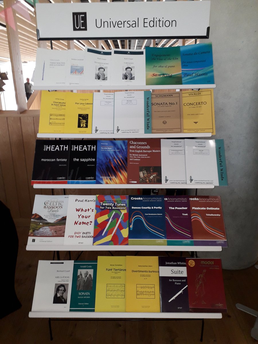 UELondonMusic's tweet image. This  weekend I attended our first ever double reed day run by the BDRS. We had great  interest and many visitors to the stand where we had music published by  a number of the companies we represent in the UK. #BDRS #Sheetmusic