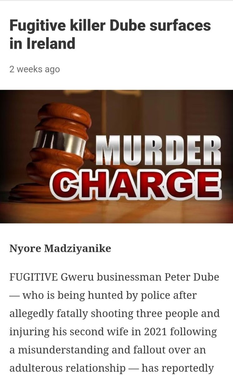 @Independent_ie #PeterDube the Zimbabwean serial killer is hiding out in Ireland, a rich businessman is here staying in asylum accomadation, we are being taken for fools and all the government can do is tell lies and label people far right. Its a disgrace.