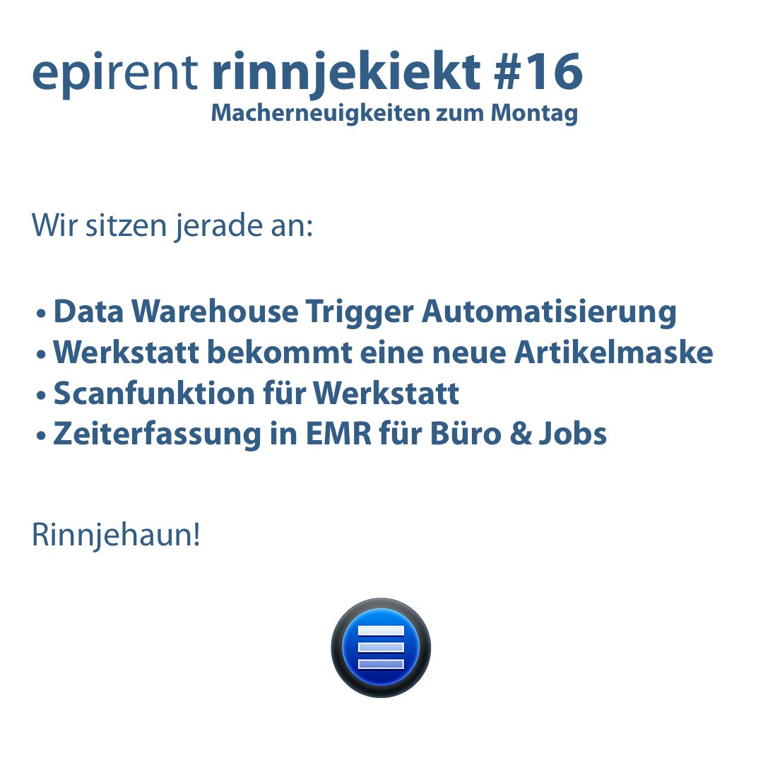 epirent - EPI development tweet media