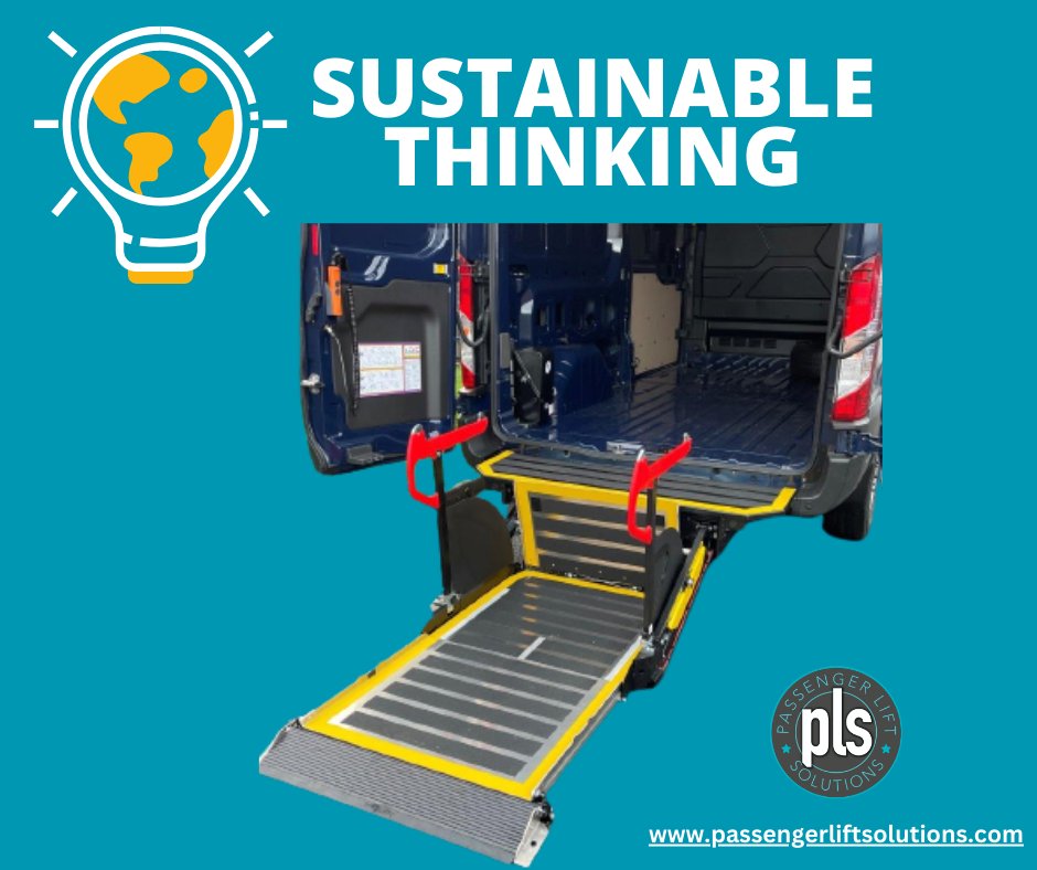 Passenger_Lifts's tweet photo. Electric vehicles are the future so it is important to think sustainably. The PLS accessEco Lift is one of the lightest cassette lifts on the market and is designed specifically to address weight and range requirements. #ev #sustainability #accesslift #minibus #van #eco https://t.co/ORPrWKC9RD