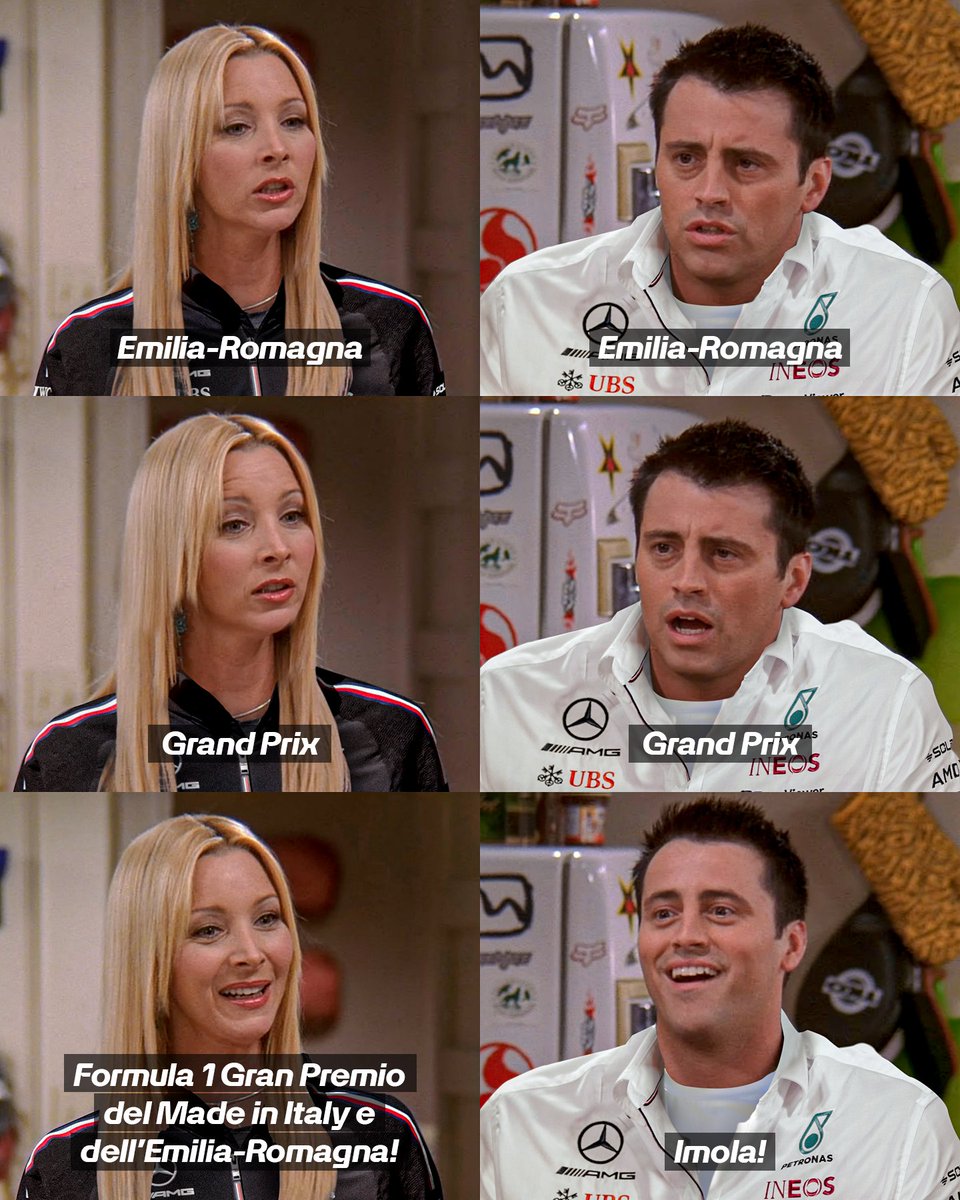 The One with the Formula 1 Gran Premio del Made in Italy e dell'Emilia-Romagna 2023. 🙏