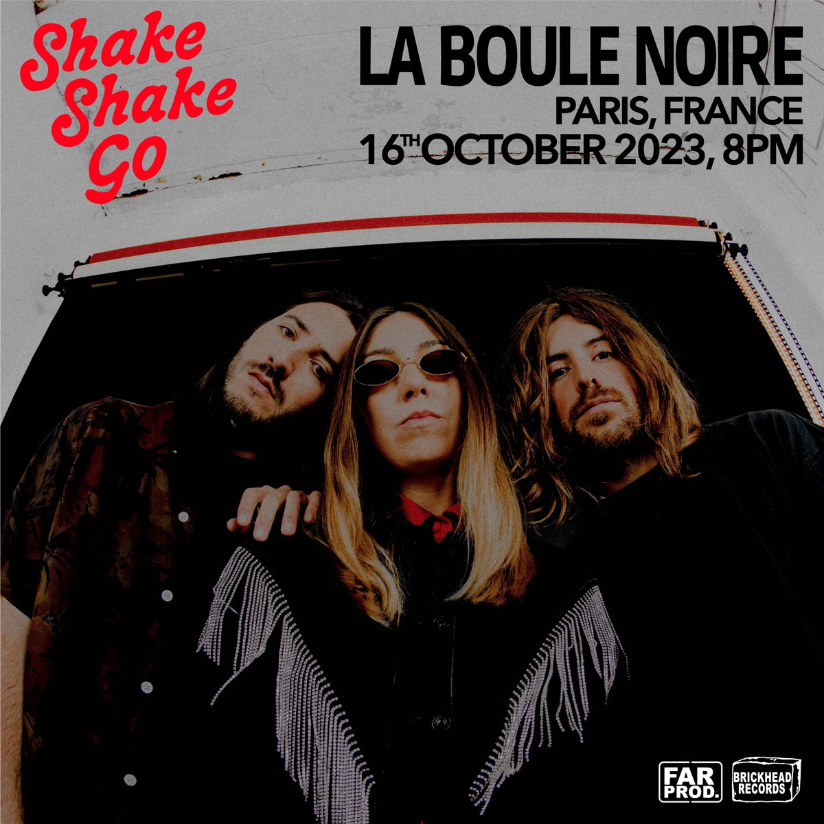 shakeshakego's tweet photo. PARIS !!! 🇫🇷
We’re coming to @Laboulenoire for a very special concert on October 16th.
If you want to be the first to hear new songs live, be quick as there won’t be enough tickets for everyone.

TICKETS ON SALE NOW !!!
https://t.co/v4sFGK1UKR https://t.co/DJVTJk3nkl