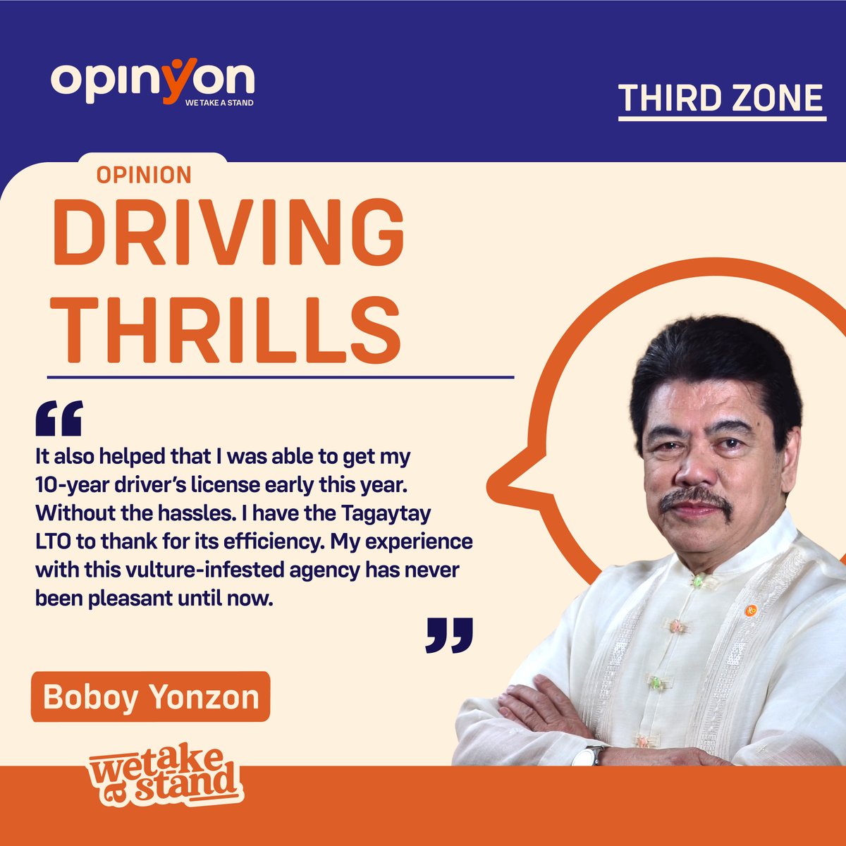 OpinYonNews's tweet photo. DRIVING THRILLS
By Boboy Yonzon
Read more
https://t.co/HZxH6wtPej
#Driving #Thrills #DrivingThrills #LTO #Third #Zone #ThirdZone #Column https://t.co/QaZXbox2P2