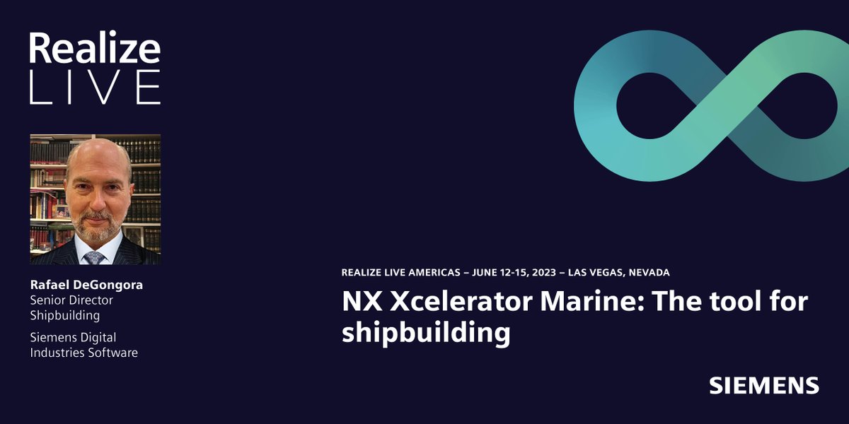 🚢 This Xcelerator Marine solution covers all stages from conceptual design to ship operation. Learn more with Rafael DeGongora, Senior Director of Shipbuilding, at Realize Live in Las Vegas!

sie.ag/3nRS5da

#RealizeLIVE #NXMakesItReal