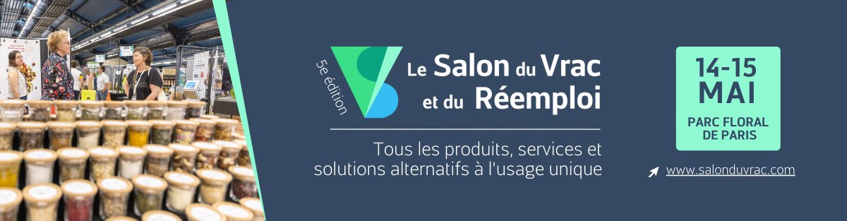 EUreusealliance's tweet photo. Today New ERA is present at the Salon du Vrac et du Réemploi in Paris meeting some of the best-in class operators of reusable and refillable systems in🇫🇷.
Thank you @ReseauVrac for the invitation and the fantastic organisation of this trade show unique in🇪🇺.
#SVR23 #reuse #refill https://t.co/TI9UYRf9ZG