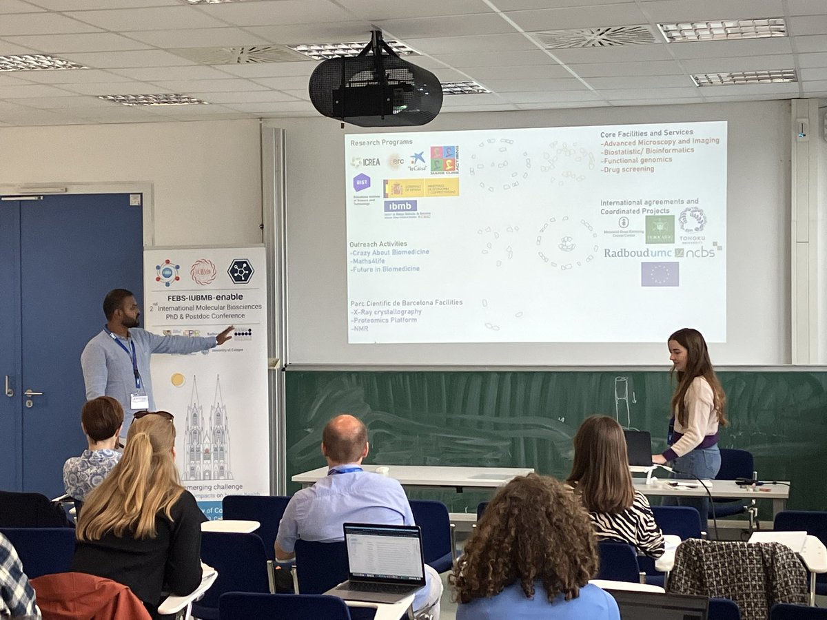 Is good to see the new members from @IRBBarcelona @mmariaquintana @KaustuvGhosh1 joining the @FEBSnews -@iubmb -@EnableNetworkEU SOC24 during the kick-off meeting in Cologne and working together with the SOC23 to follow the guide ropes of this huge event!