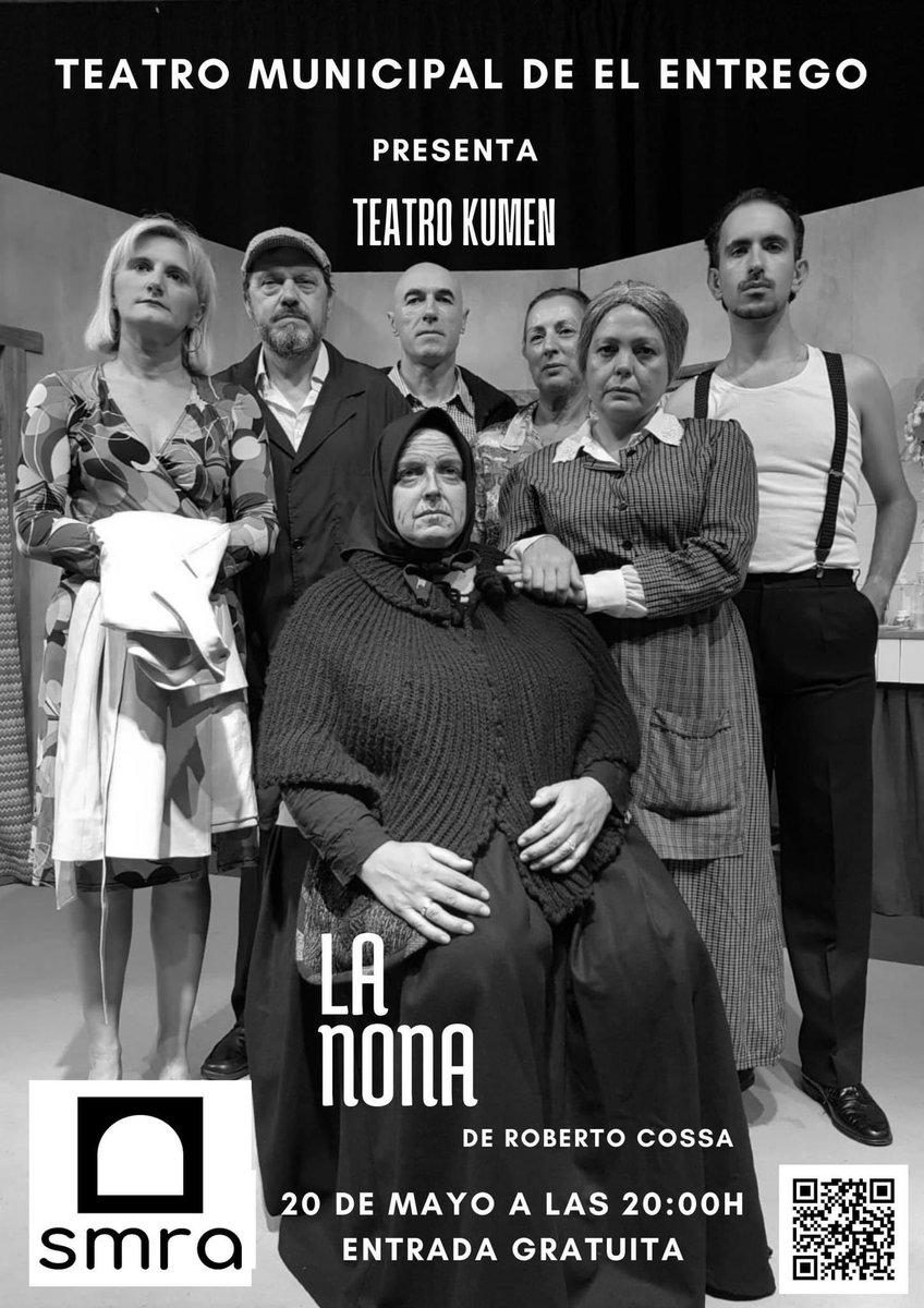 SanMartin_ayto's tweet photo. 📣¡Te invitamos a ver 'La Nona', de la mano de #Teatro #Kumen!
📆20 de mayo.
⏰20 horas.
🎭Teatro Municipal.
🎟️Reserva gratis tu localidad en: https://t.co/WknSkOsr5k. https://t.co/IB2NjkRSHv