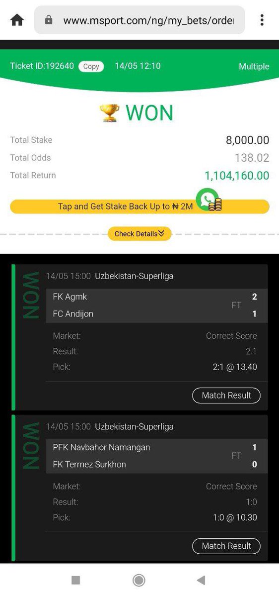FaithIs52118036's tweet photo. Happy new week Thanks for this winning  sir more blessings🙌 @MRultimatefix1

#guinessworldrecord #shedidit #Tiwa #BigWiz #Rain #internationalpassport #randyorton #BetkingScam #96hrs #Sally #xavi #recordbroken #firstlady #dami #TheNightAgent #frenkie #MauricioPochettino https://t.co/D9P01hAKD4
