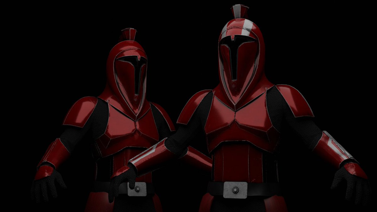 VRCCommissions's tweet photo. Custom Star Wars Elite Guards (VRChat)

#VRChat #StarWars https://t.co/DD0rmAKEAA