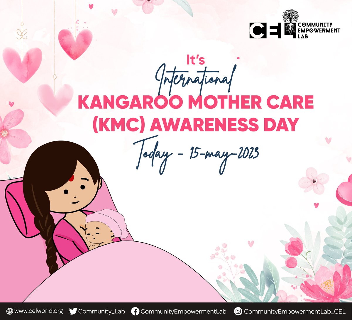 Community_Lab's tweet photo. KMC is a natural practice that can reduce a third of mortality among preterm and low birth weight infants, yet it is able to reach only 5% of babies who need it. Let’s come together to reach this life-saving care to every vulnerable baby!
#KangarooMotherCare #kangaroocareday #KMC https://t.co/v2GPtwbLkO