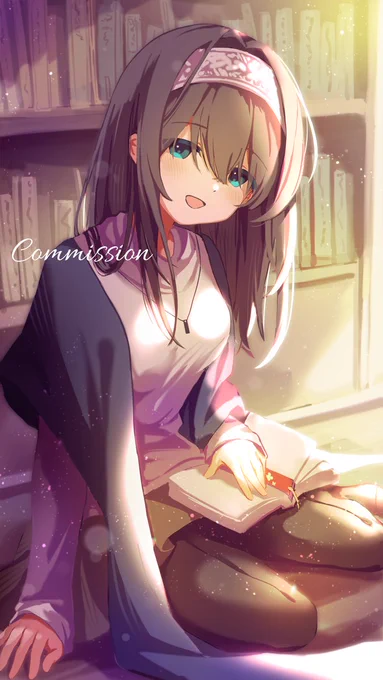 ▸Commission #デレマス #鷺沢文香